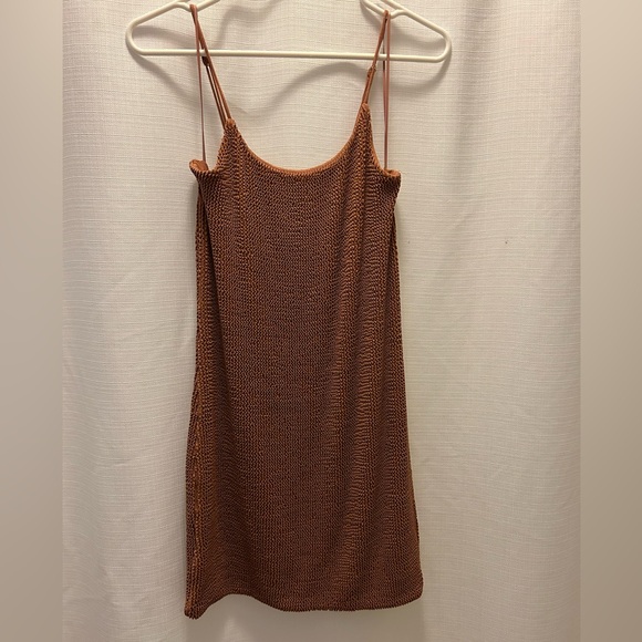 Z Supply Dresses & Skirts - Z Supply Azure Crinkel Stretch Knit Mini Dress - M/L